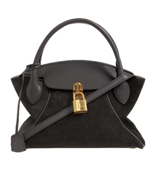Balmain Black Pulse Day Small Bag