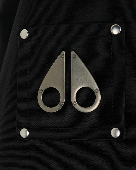 Moose Knuckles Black Long Sleeve Down Jacket