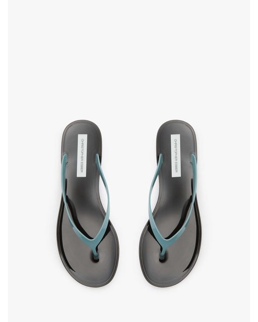 Christopher Esber White Jo Rubber Flip-Flops