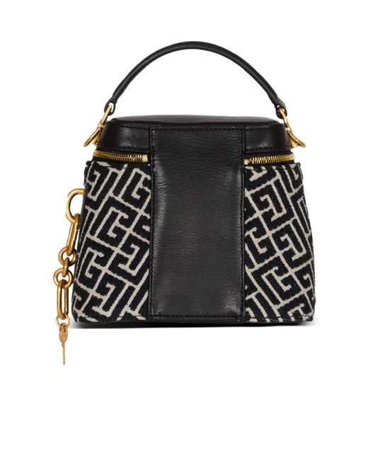 Balmain Black Pulse Vanity Bag