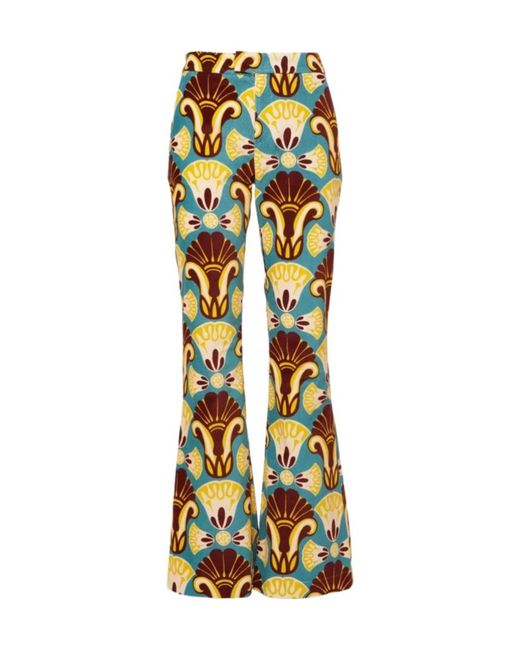 LaDoubleJ Yellow Saturday Night Velvet Trousers