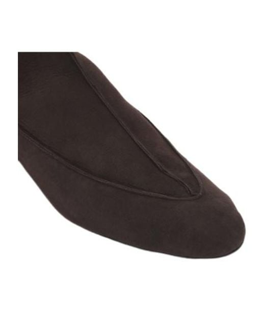 Magda Butrym Black Suede Ankle Boots