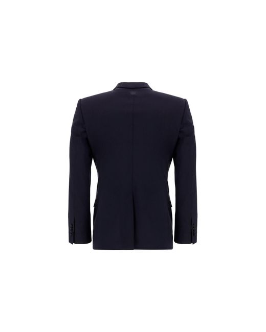 Dolce & Gabbana Blue Single-Breasted Two-Piece Suit for men