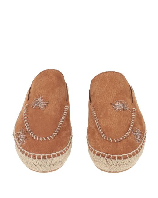 Maison Margiela Brown Casual Linen-Soled Sandals
