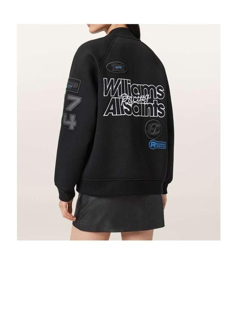 AllSaints Black Williams X Snap-Button Jacket