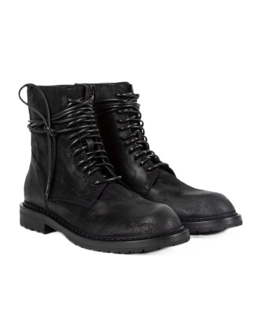 Ann Demeulemeester Black Danny Ankle Boots for men