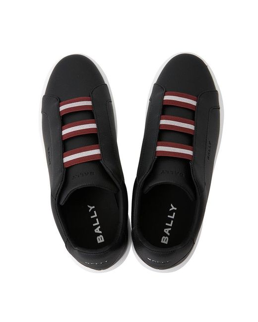 Bally Black Round-Toe Sneakers for men