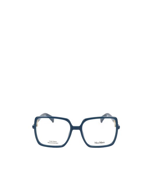 Max Mara White Square Frame Glasses