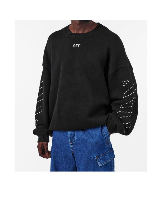 Off-White c/o Virgil Abloh Black Arrows Crew Neck Sweatshirt for men