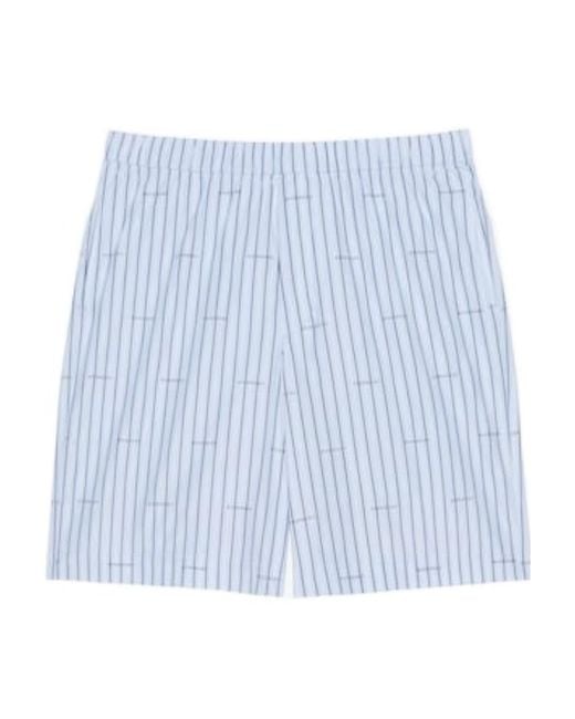 Givenchy Blue Striped Bermuda Shorts for men