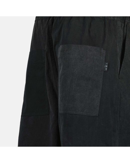 IRO Black Maxe Relaxed Shorts for men