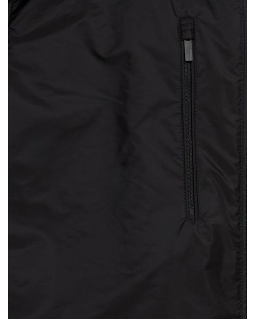 Moncler Black Galveston Nylon Hooded Windbreaker for men