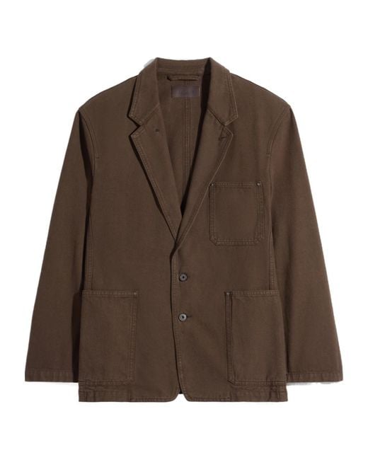 Lemaire Brown Pocket Blazer for men