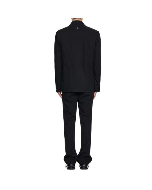 Wooyoungmi Black Wool Blazer Jacket for men