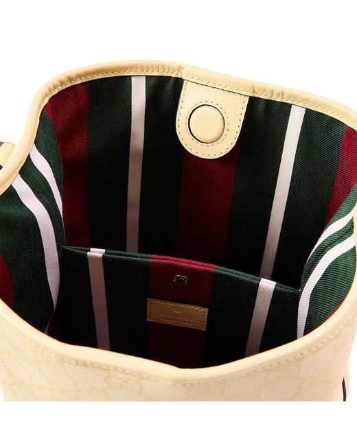 Gucci Natural Emblem Bucket