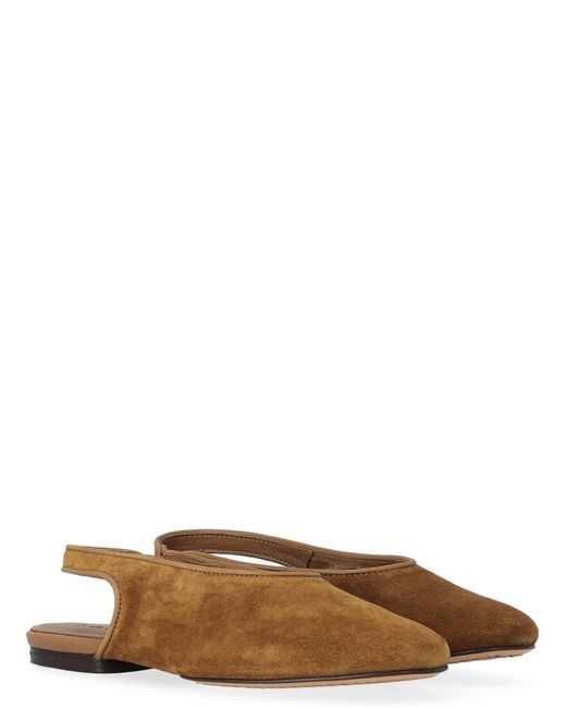 Soeur Brown Slingback Sandals