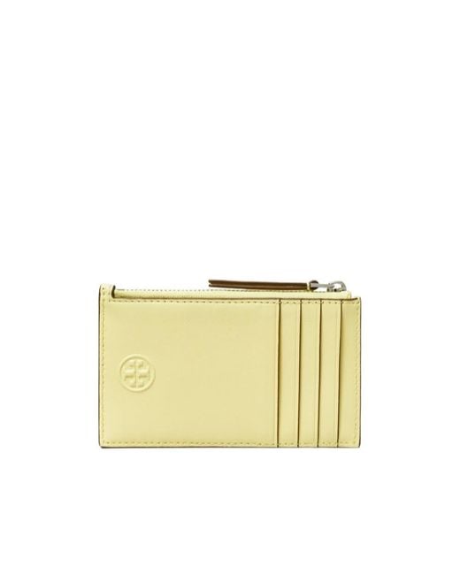 Tory Burch Yellow Fleming Wallet