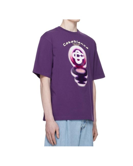 Casablanca Purple The Art Of Dance T-Shirt for men