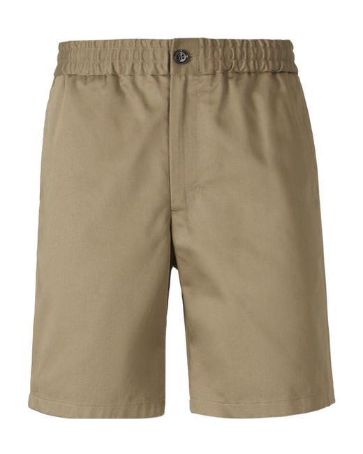 AMI Natural Ami Elasticated-Waist Shorts for men