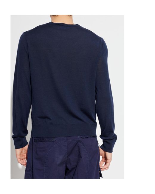 DSquared² Black Crew-Neck Sweater for men