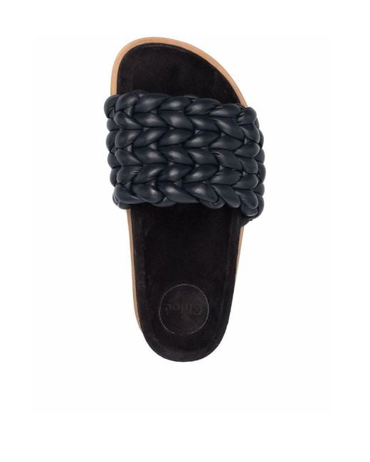 Chloé Multicolor Logo Sandals