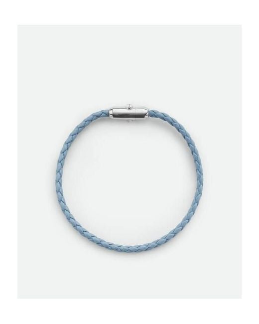 Bottega Veneta White Leather Bracelet for men