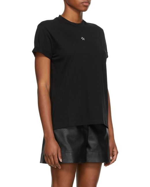 Stella McCartney Black Ministar Crewneck T-Shirt