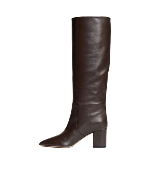 Paris Texas Brown Anja Knee-Length Boots
