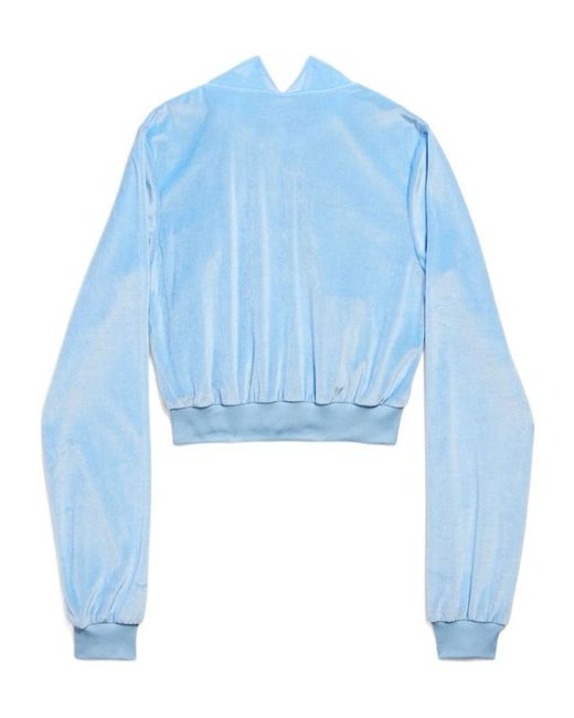 Balenciaga Blue Back To Front Top