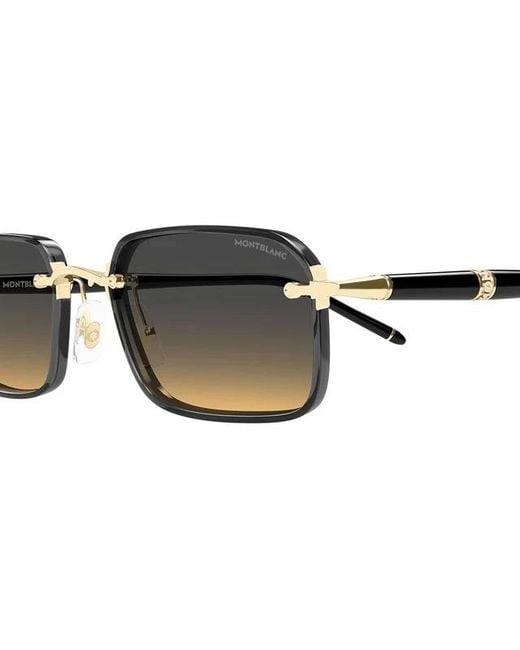 Montblanc Multicolor Eyewear Rectangular Frame Sunglasses for men