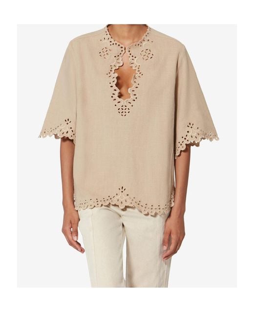 Isabel Marant Natural Shana Top