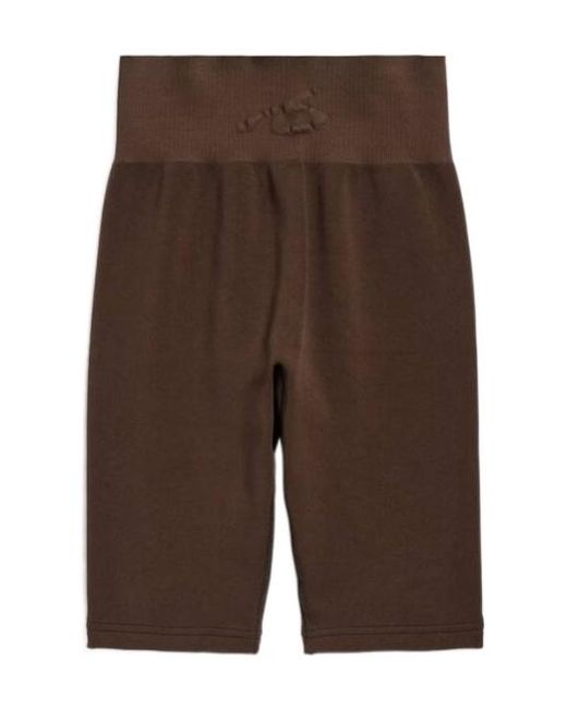 Balenciaga Brown Techwear Seamless Cycling Shorts