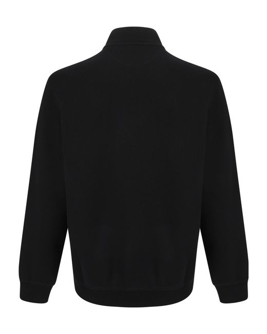 Brunello Cucinelli Blue Cotton Zip-Front Sweatshirt for men
