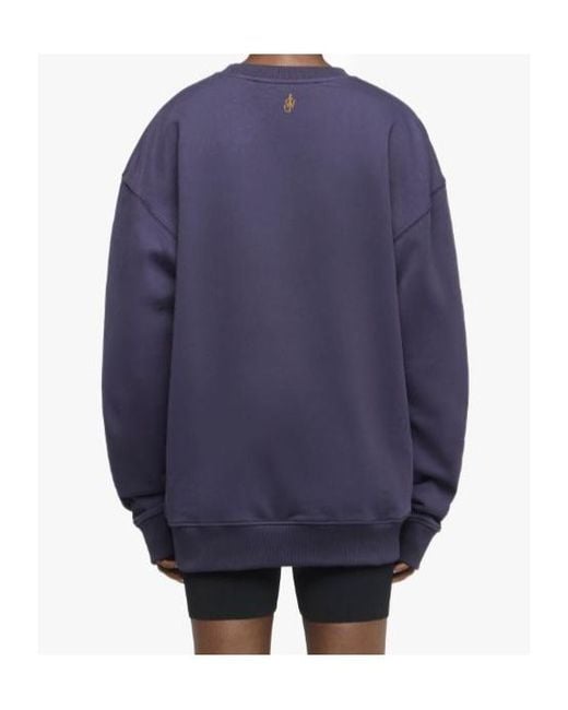 J.W. Anderson Blue Real Sleep Sweatshirt