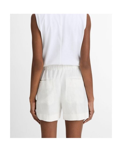 Vince White Basic Shorts