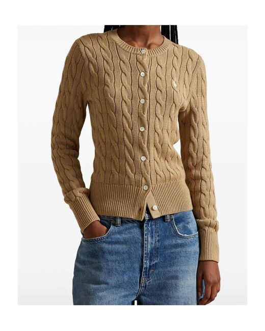 Polo Ralph Lauren Natural Cable Knit Cardigan