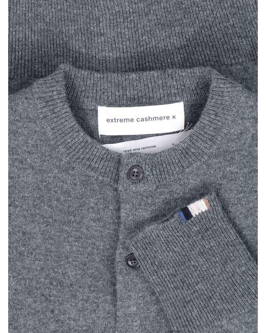 Extreme Cashmere Blue N300 Little 2 Knitted Cardigan