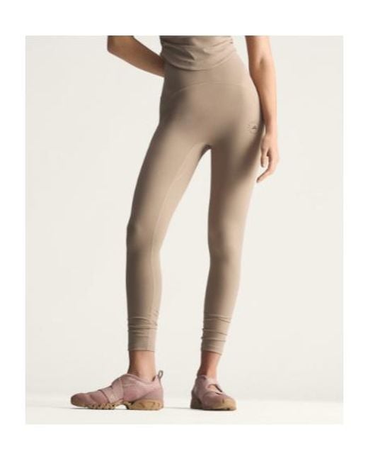 Adidas By Stella McCartney Natural Studio Ruched Leggings