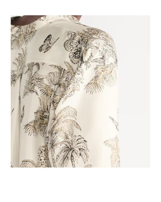 Dior White Iviera Long Blouse