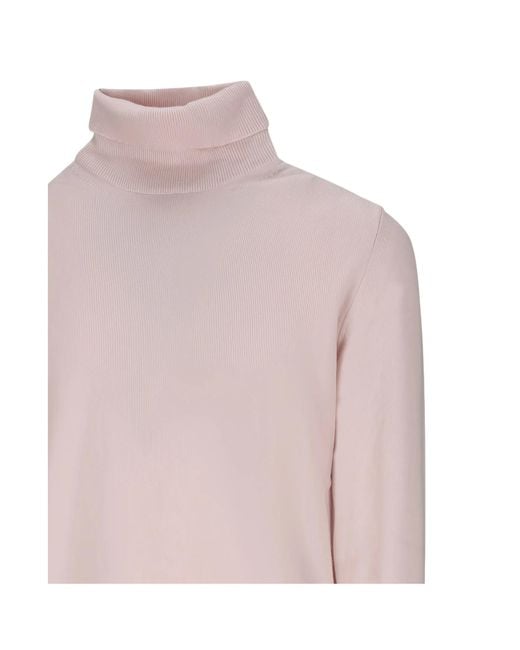 Lardini Pink Turtleneck Sweater for men