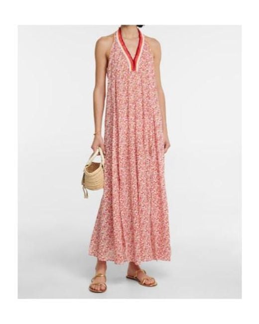 Poupette Pink Floral Maxi Dress