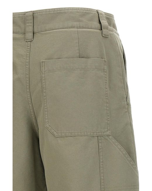 A.P.C. Green Fergus Straight Leg Pants for men
