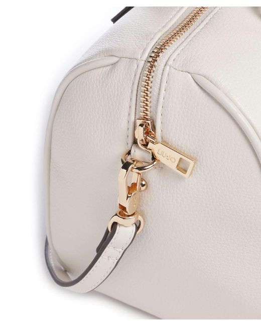 Liu Jo White Logo Plaque Small Satchel Tote Bag