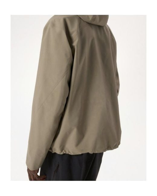 Veilance Brown Arris Hooded Jacket for men