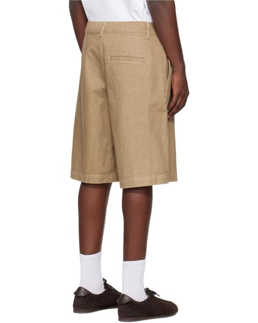 Jacquemus Natural De-Nimes Pastro Shorts for men