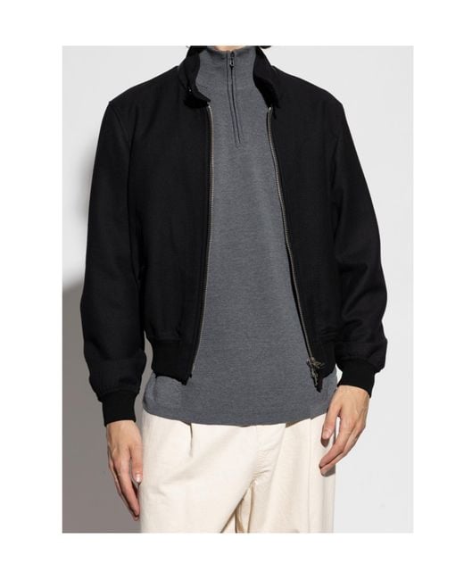 Tom Ford Black Zip-Fastening Bomber Jacket for men