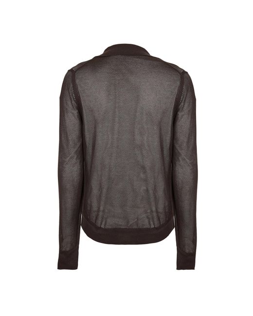 Tom Ford Gray Long Sleeve Knitted Top for men