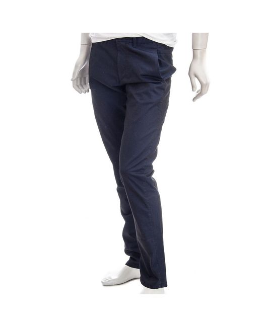 Boss Blue Logo Casual Pants for men