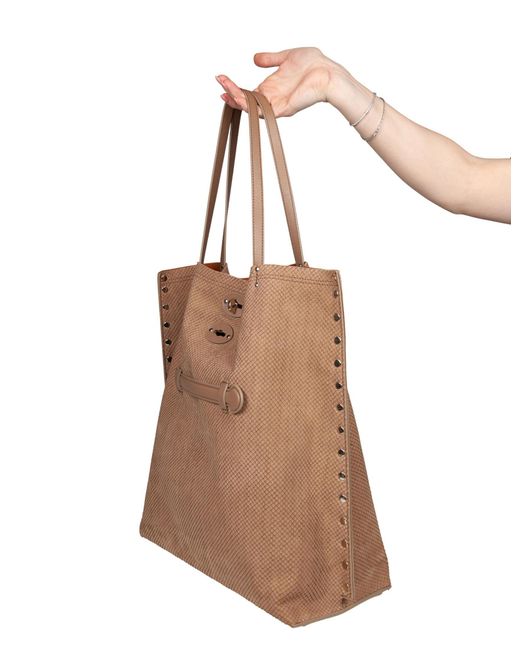Zanellato Brown Amoretto M Handbag