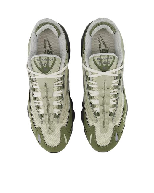 New Balance Green 1000 Lace-Up Sneakers for men